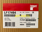 LF17494 (CASE OF 6) FLEETGUARD OIL FILTER B7379 Ford Super Duty Pickups with V8-406 (6.7L) a274
