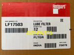 LF17503 (CASE OF 12) FLEETGUARD OIL FILTER B7700 a567
