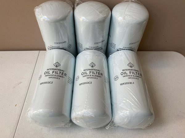 1893553C2 (6 PACK) INTERNATIONAL OIL FILTER B7506 LF17515 for MaxxForce 7 Engine p005