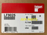 LF9025 (CASE OF 6) FLEETGUARD OIL FILTER BD7250 for DT466E DT570 HT570 Maxxforce a097