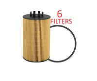 P40017 (6 PACK) BALDWIN OIL FILTER LF17536 Mercedes-Benz a184