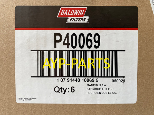 P40069 (CASE OF 6) BALDWIN OIL FILTER LF16368 a620