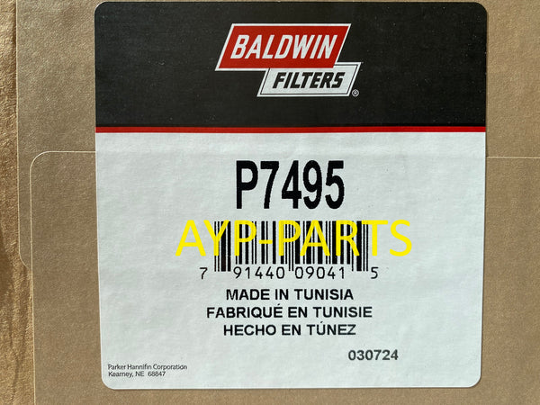 P7495 BALDWIN OIL FILTER KIT a874