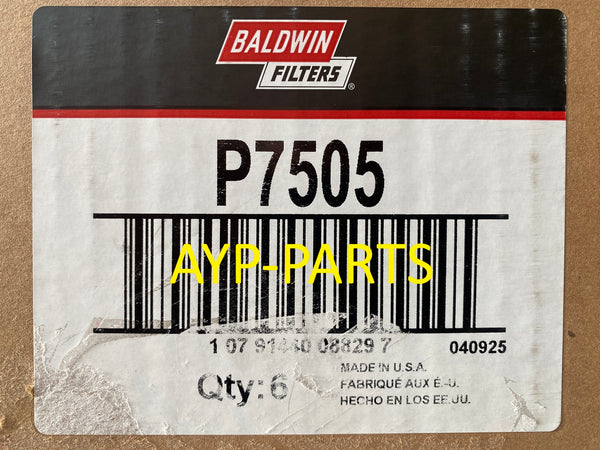P7505 (CASE OF 6) BALDWIN OIL FILTER LF17511 DD13 DD15 DD16 a073