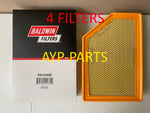 PA10426 (4 PACK) BALDWIN AIR FILTER for GM 2500HD 3500HD 6.6L Diesel a672