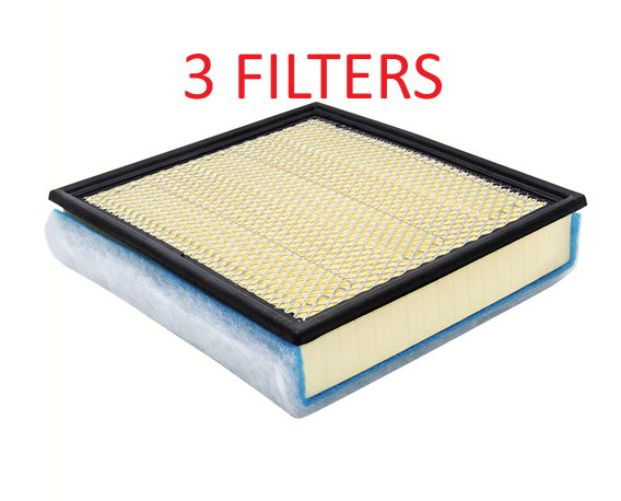 PA10428 (3 PACK) BALDWIN AIR FILTER a609