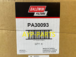 PA30093 (CASE OF 6) BALDWIN CABIN AIR FILTER AF55839 a235