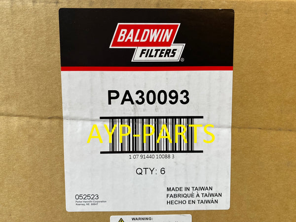 PA30093 (CASE OF 6) BALDWIN CABIN AIR FILTER AF55839 a235