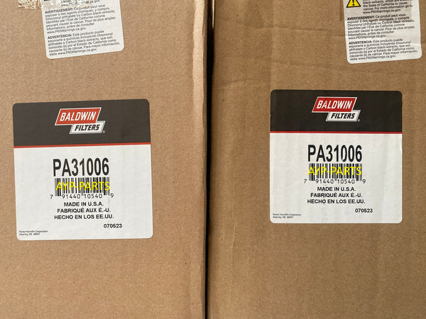 PA31006 (2 PACK) BALDWIN AIR FILTER AF55021 1600-3I QSB 4.5 Cummins a086