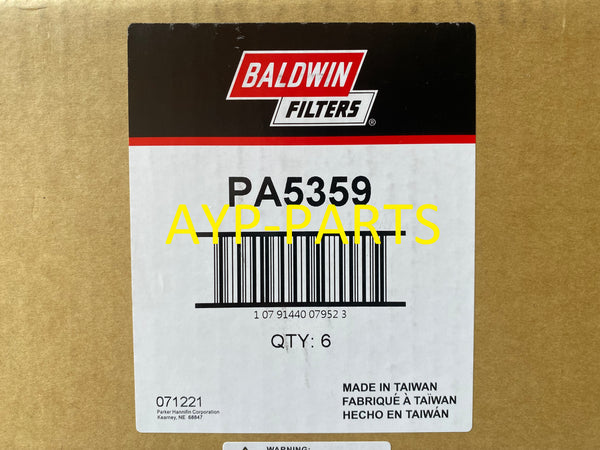PA5359 (CASE OF 6) BALDWIN CABIN AIR FILTER AF26427 Freightliner M2 a431