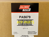 PA5679 (CASE OF 6) BALDWIN CABIN AIR FILTER AF27958 International WorkStar TranStar ProStar a812