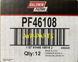 PF46108 (CASE OF 12)  BALDWIN FUEL FILTER FS53000 DODGE RAM 6.7 CUMMINS DIESEL a869
