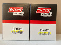 PF46151 (2 PACK) BALDWIN FUEL FILTER a622