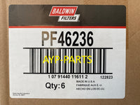 PF46236 (CASE OF 6) BALDWIN FUEL FILTER FS20207 a589