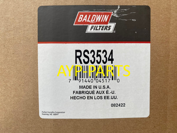 RS3534 BALDWIN AIR FILTER AF25248 for Kenworth Peterbilt & Western Star a105