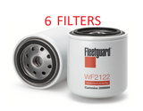 WF2122 (6 PACK) FLEETGUARD COOLANT FILTER B5088 Caterpillar, Cummins a847
