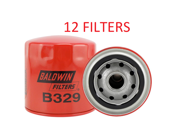 B329 (CASE OF 12) BALDWIN OIL FILTER LF3681 a358