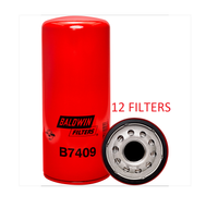 B7409 (CASE OF 12) BALDWIN OIL FILTER LF3654 Upgrade Version of B7685 a493