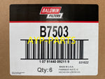 B7503 (CASE OF 6) BALDWIN OIL FILTER LF17499 for Maxx Force DT 9 & 10 Engines a530