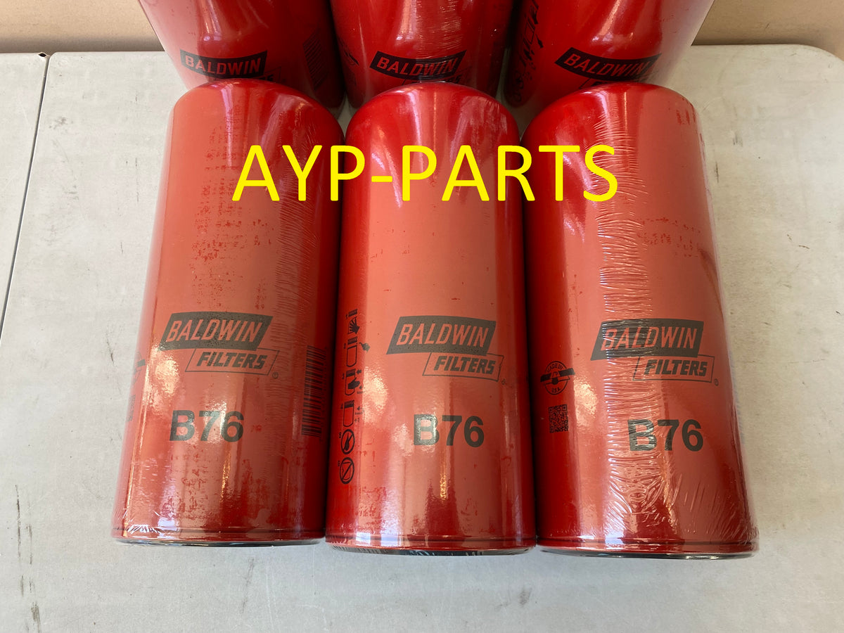 B76 (6 PACK) BALDWIN OIL FILTER LF667 3114 3116 3126 3304 3306 E3165 E ...