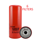 B76-SS (6 PACK) BALDWIN OIL FILTER LF667 Upgrade version of B76 a409