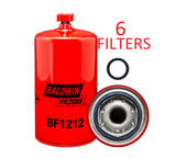 BF1212 (6 PACK) BALDWIN FUEL FILTER FS1212 Various Cummins, Hitachi, Kawasaki a384