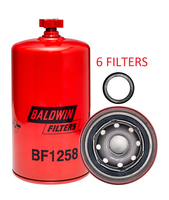 BF1258 (6 PACK) BALDWIN FUEL FILTER FS1001 for Cummins N14 Plus Engines a178