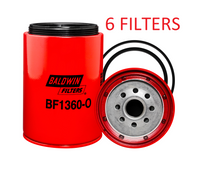 BF1360-O (CASE OF 6) BALDWIN FUEL FILTER FS20028 Blue Bird Hino Mercedes Nissan a608