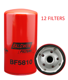 BF5810 (CASE OF 12) BALDWIN FUEL FILTER FF5206 Detroit Diesel Engines a064