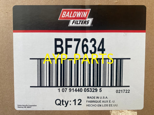 BF7634 (CASE OF 12) BALDWIN FUEL FILTER FF5324 Caterpillar Engines Topkick Kodiak a538