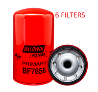 BF7656 (6 PACK) BALDWIN FUEL FILTER FF5381 for Mack 12L E-Tech Engine a112