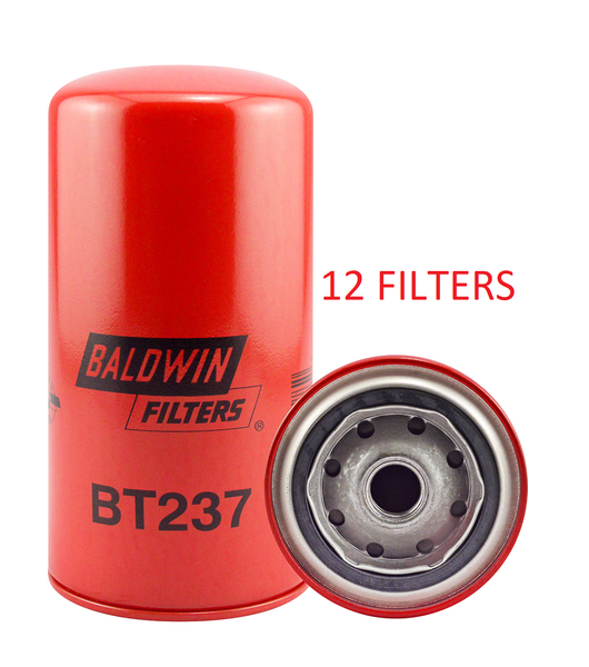 BT237 (CASE OF 12) BALDWIN OIL FILTER LF699 Carrier Case Caterpillar JCB Massey-Ferguson a035