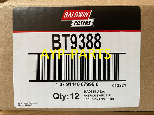 BT9388 (CASE OF 12) BALDWIN POWER STEERING HYDRAULIC OIL FILTER HF35476 a023