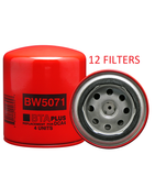 BW5071 (CASE OF 12) BALDWIN COOLANT FILTER WF2071 a222