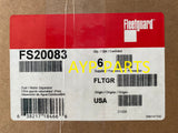 FS20083 (CASE OF 6) FLEETGUARD FUEL FILTER PF46145 Cummins ISX Detroit DD13, 15, 16 a181