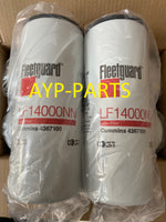 LF14000NN (2 PACK) FLEETGUARD OIL FILTER BD50000 Cummins ISX ISM QSX QSM ENGINES a634