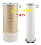 PA2418-FN OUTER PA2419 INNER (2 SETS) BALDWIN AIR FILTER SET AF1733K AF4103 a245