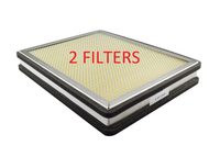 PA30002 (2 PACK) BALDWIN CABIN AIR FILTER AF55830 Caterpillar Loaders a552