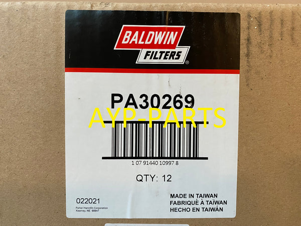 PA30269 (CASE OF 12) BALDWIN CABIN AIR FILTER a632
