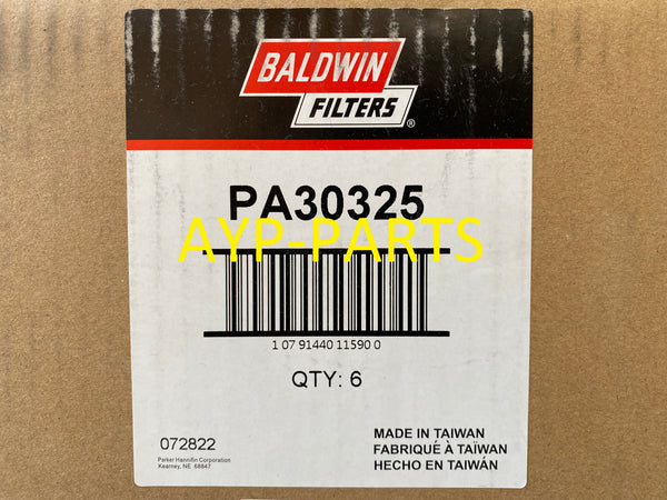 PA30325 (CASE OF 6) BALDWIN CABIN AIR FILTER AF56060 for Mack Anthem Granite Pinnacle Trucks a615