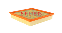 PA4323 (CASE OF 6) BALDWIN AIR FILTER AF27910 F150 F250 F350 F450 F550 F650 F750 a356