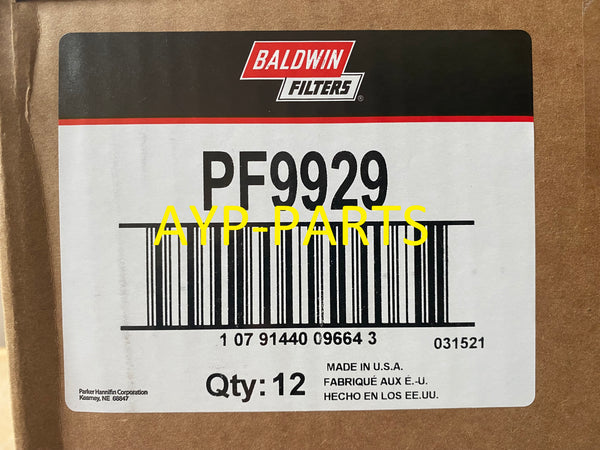 PF9929 (CASE OF 12) BALDWIN FUEL FILTER FS20075 a413